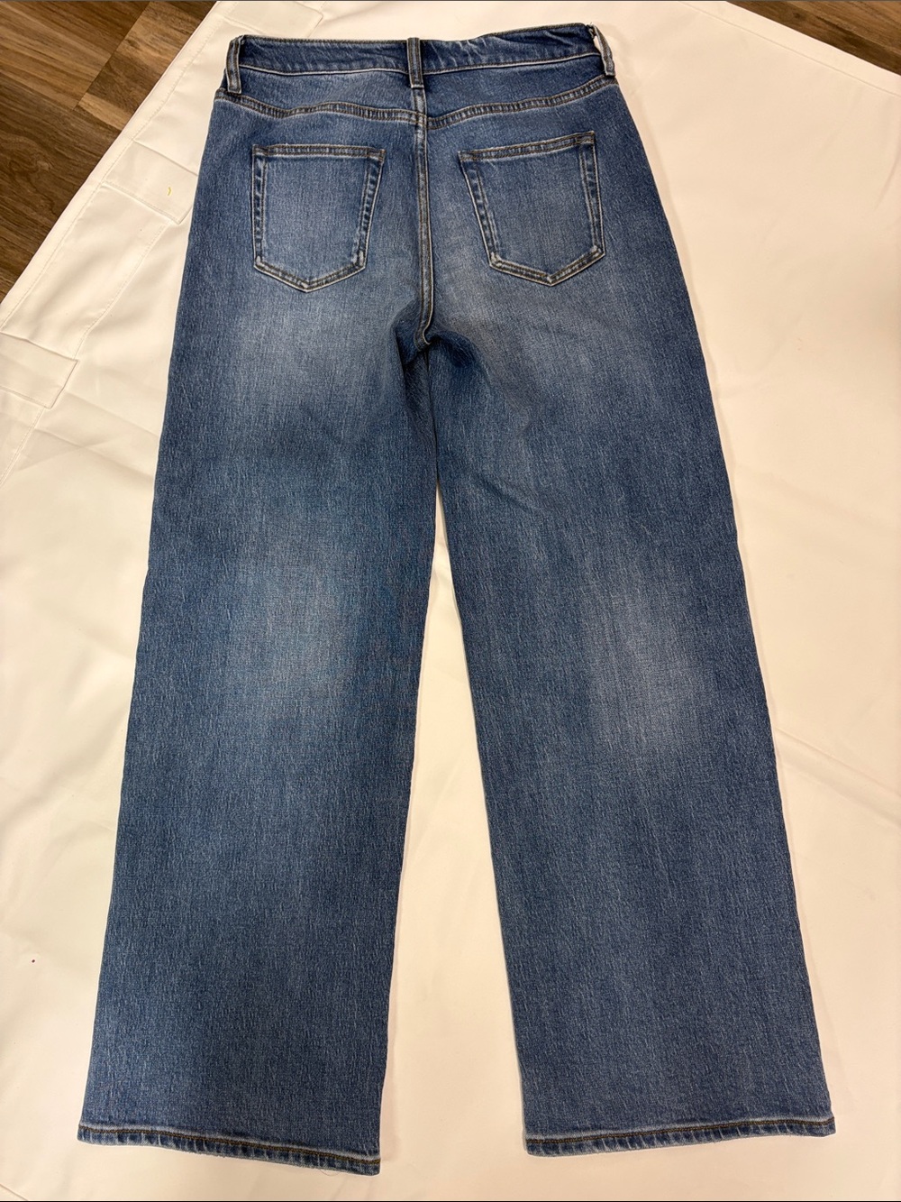 QUINCE WOMENS BELLA STRECH WIDE LEG JEANS! - Picture 8 of 13